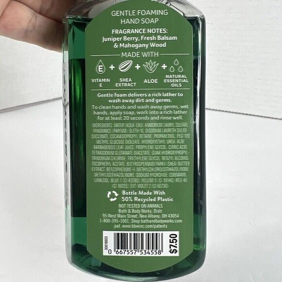 Bath & Body Works Gentle & Clean Foaming Hand Soap Mahogany Balsam - Picture 3 of 4